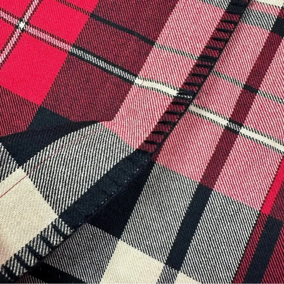 vintage telluride clothing co wool blend plaid midi wrap skirt sz 8 boho western - Picture 6 of 8